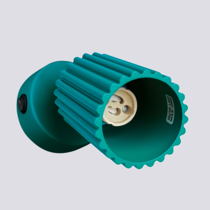 Brilagi - LED Nástěnné bodové svítidlo CRESTO 1xGU10/10W/230V tyrkysová