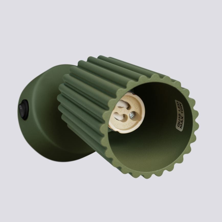 Brilagi - LED Nástěnné bodové svítidlo CRESTO 1xGU10/10W/230V zelená