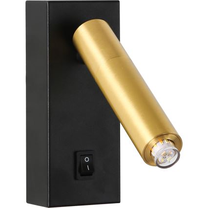 Brilagi - LED Nástěnné bodové svítidlo MAYA 1xG9/7W/230V černá/zlatá