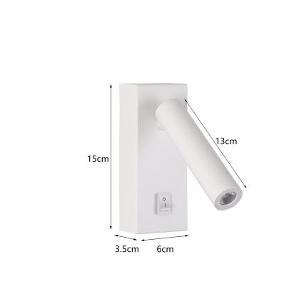Brilagi - LED Nástěnné bodové svítidlo MAYA LED/3W/230V 4000K bílá