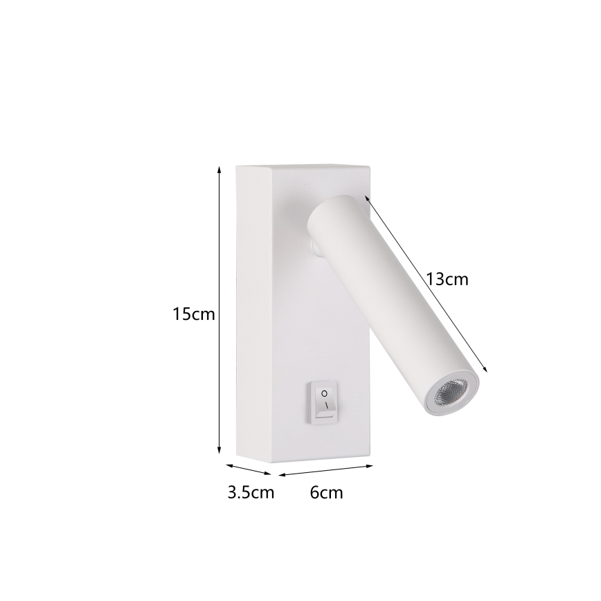 Brilagi - LED Nástěnné bodové svítidlo MAYA LED/3W/230V 4000K bílá