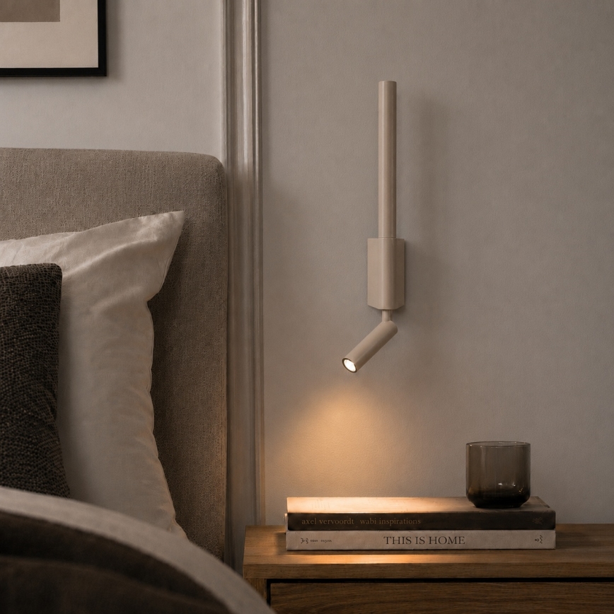 Brilagi - LED Nástěnné bodové svítidlo VIXON LED/3W/230V + LED/5W béžová CRI 90
