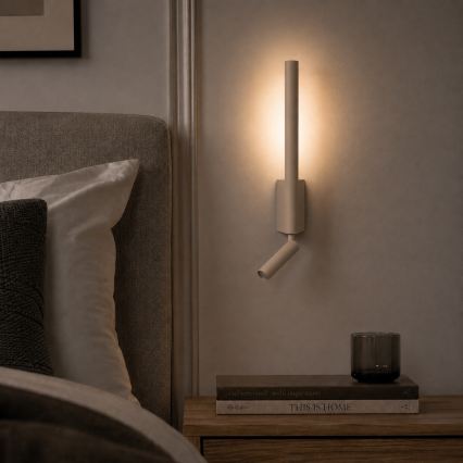 Brilagi - LED Nástěnné bodové svítidlo VIXON LED/3W/230V + LED/5W béžová CRI 90