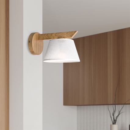 Brilagi - LED  Nástěnné svítidlo ANTHONY 1xE14/40W/230V dub/bílá