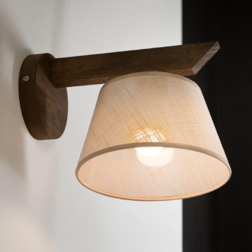 Brilagi - LED  Nástěnné svítidlo ANTHONY 1xE14/40W/230V dub ořech/béžová