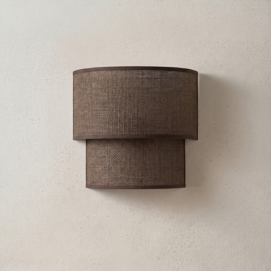 Brilagi - LED Nástěnné svítidlo BOHO ECO 1xE27/10W/230V hnědá