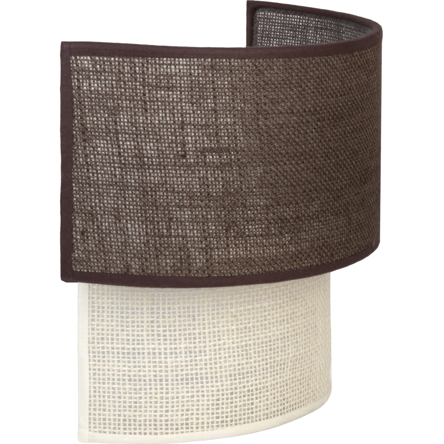 Brilagi - LED Nástěnné svítidlo BOHO ECO 1xE27/10W/230V hnědá/krémová