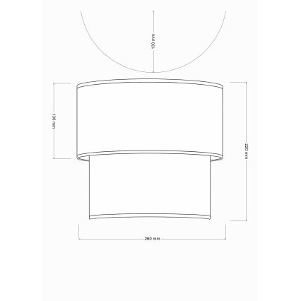 Brilagi - LED Nástěnné svítidlo BOHO ECO 1xE27/10W/230V hnědá/krémová