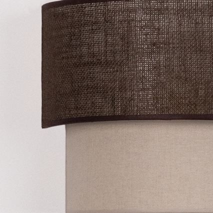Brilagi - LED Nástěnné svítidlo BOHO ECO 1xE27/10W/230V hnědá/krémová