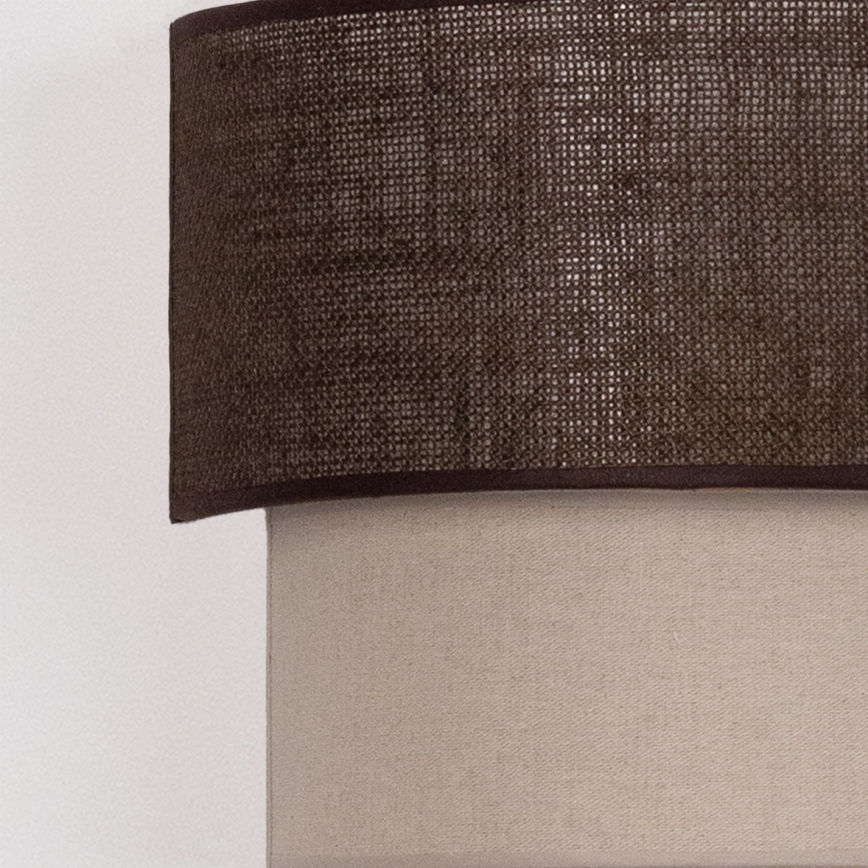 Brilagi - LED Nástěnné svítidlo BOHO ECO 1xE27/10W/230V hnědá/krémová