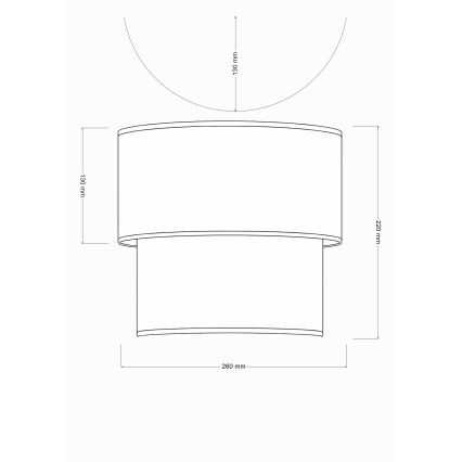 Brilagi - LED Nástěnné svítidlo BOHO ECO 1xE27/10W/230V hnědá/krémová