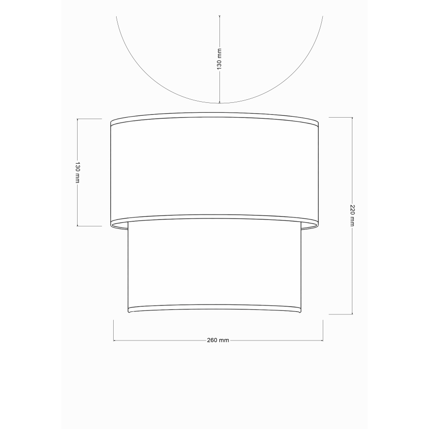 Brilagi - LED Nástěnné svítidlo BOHO ECO 1xE27/10W/230V hnědá/krémová