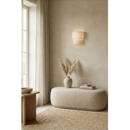 Brilagi - LED Nástěnné svítidlo BOHO ECO 1xE27/10W/230V krémová