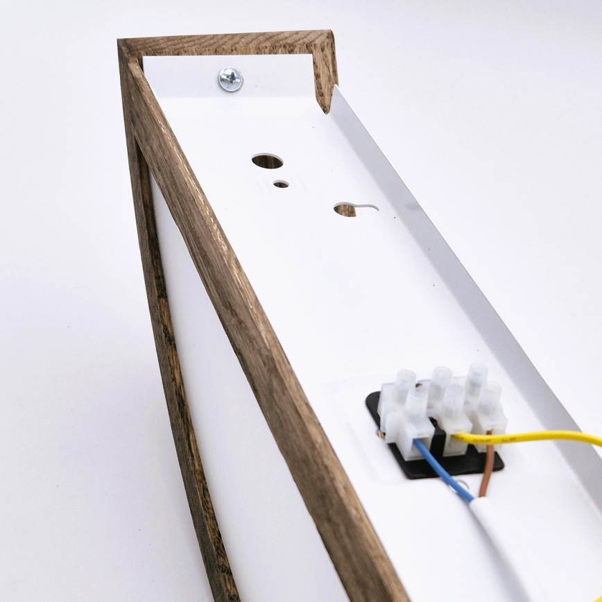 Brilagi - LED Nástěnné svítidlo CARVALHO 1xE27/15W/230V dub ořech
