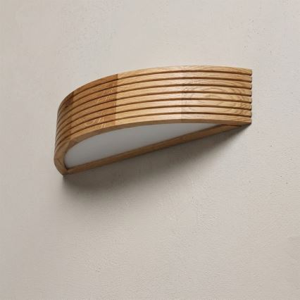 Brilagi - LED Nástěnné svítidlo CARVALHO MODERN 1xE27/60W/230V dub