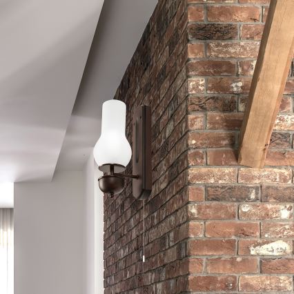 Brilagi - LED Nástěnné svítidlo COTTAGE 1xE14/40W/230V buk/bílá