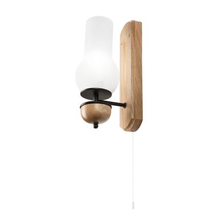 Brilagi - LED Nástěnné svítidlo COTTAGE 1xE14/40W/230V dub/bílá