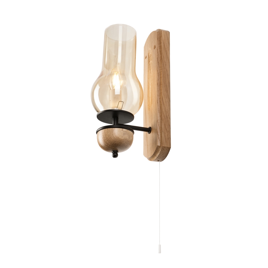 Brilagi - LED Nástěnné svítidlo COTTAGE 1xE14/40W/230V dub/hnědá