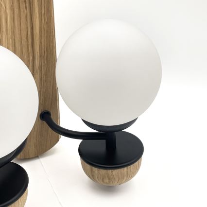 Brilagi - LED Nástěnné svítidlo COTTAGE 2xG9/40W/230V dub/bílá