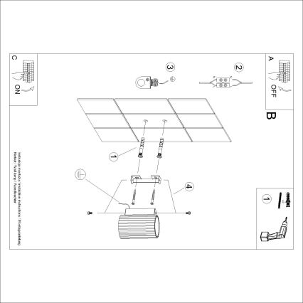 Brilagi - LED Nástěnné svítidlo CRESTO 1xGU10/10W/230V 10 cm hnědá