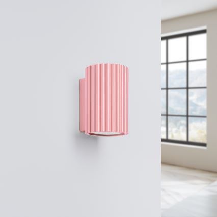 Brilagi - LED Nástěnné svítidlo CRESTO 1xGU10/10W/230V 10 cm růžová