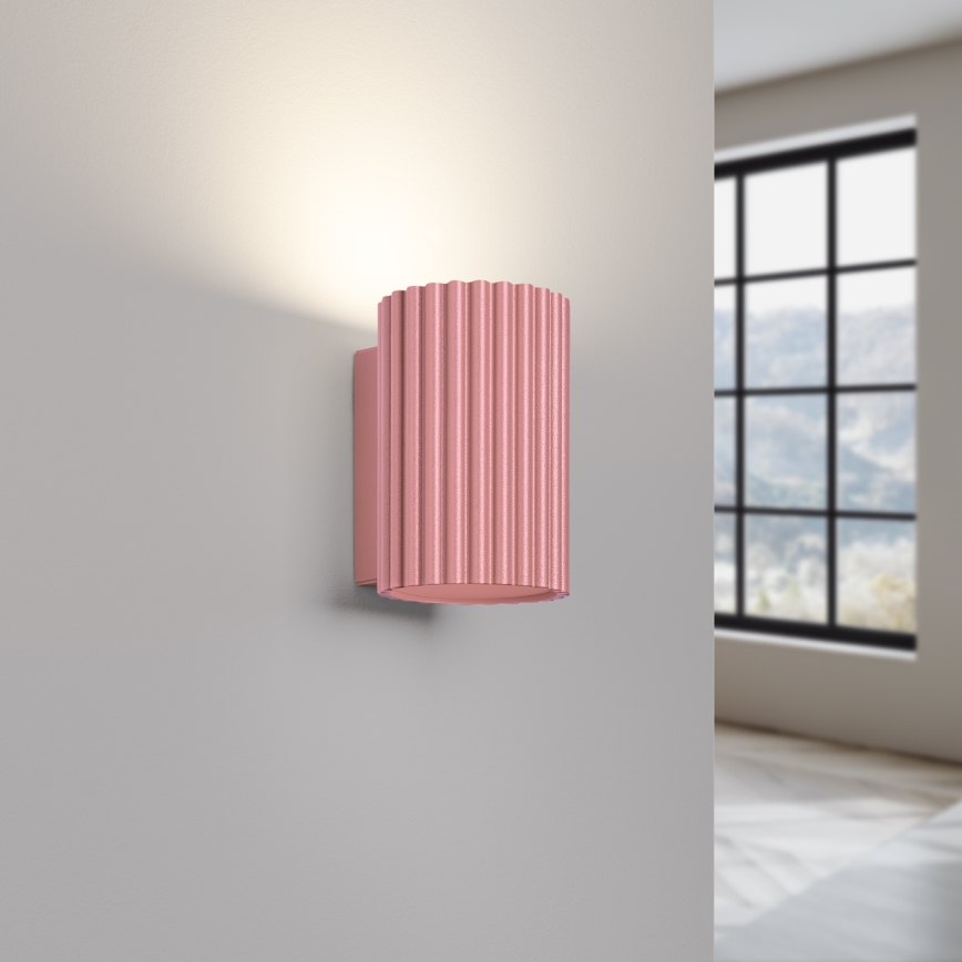 Brilagi - LED Nástěnné svítidlo CRESTO 1xGU10/10W/230V 10 cm růžová