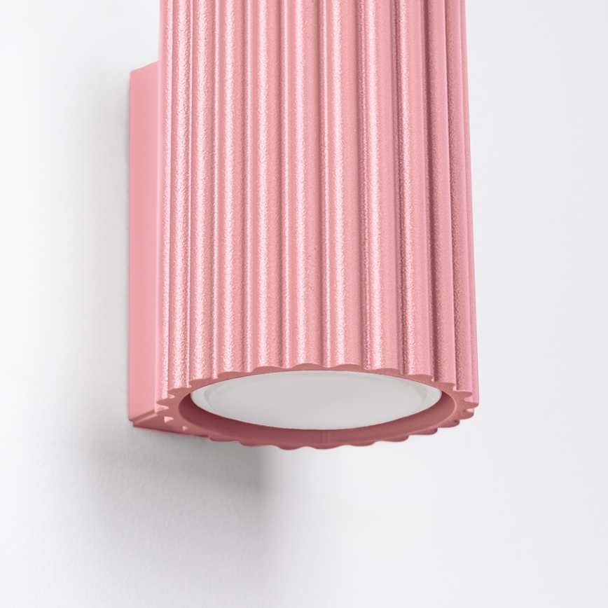 Brilagi - LED Nástěnné svítidlo CRESTO 1xGU10/10W/230V 10 cm růžová