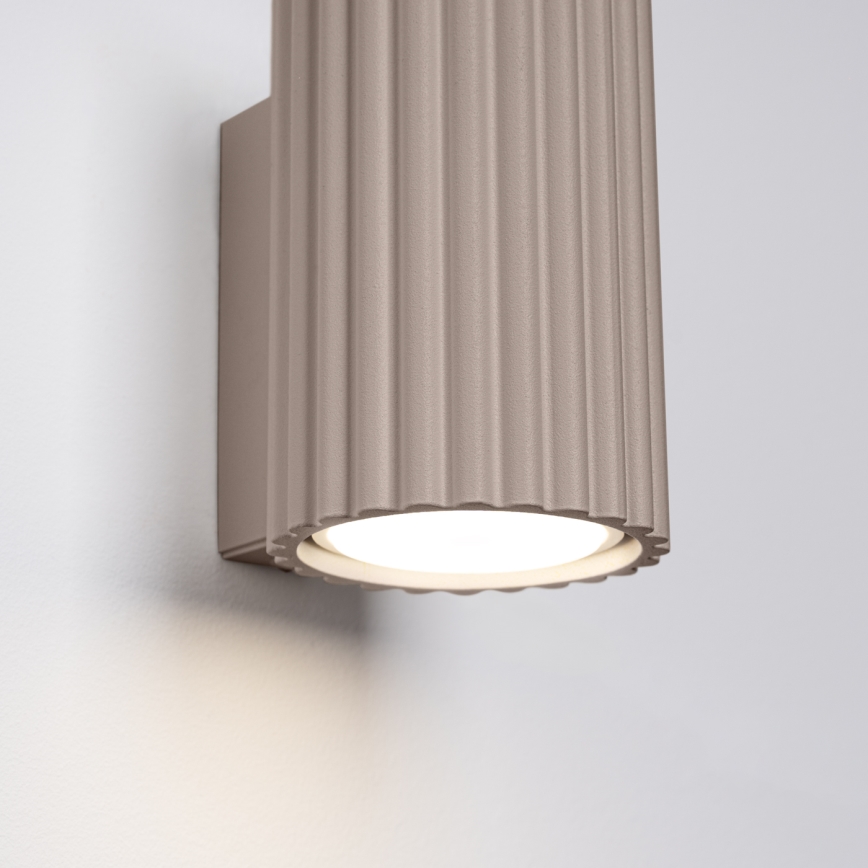 Brilagi - LED Nástěnné svítidlo CRESTO 1xGU10/10W/230V 10 cm taupe