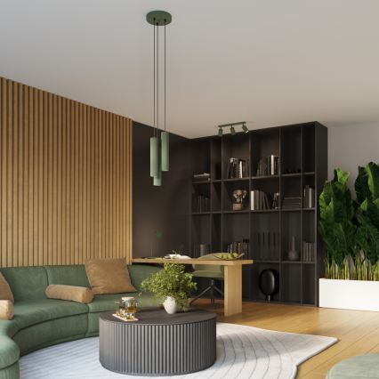 Brilagi - LED Nástěnné svítidlo CRESTO 1xGU10/10W/230V 10 cm zelená