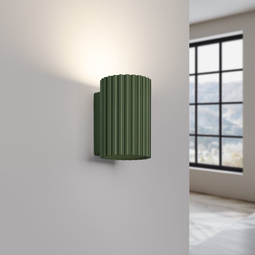 Brilagi - LED Nástěnné svítidlo CRESTO 1xGU10/10W/230V 10 cm zelená