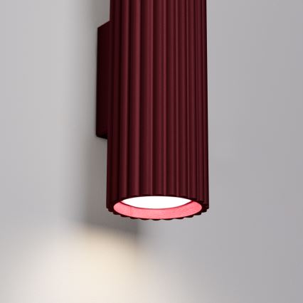 Brilagi - LED Nástěnné svítidlo CRESTO 2xGU10/10W/230V 20 cm burgundy