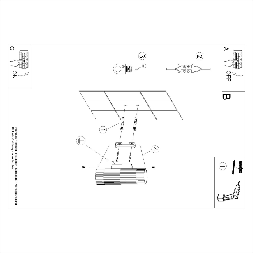 Brilagi - LED Nástěnné svítidlo CRESTO 2xGU10/10W/230V 20 cm zelená