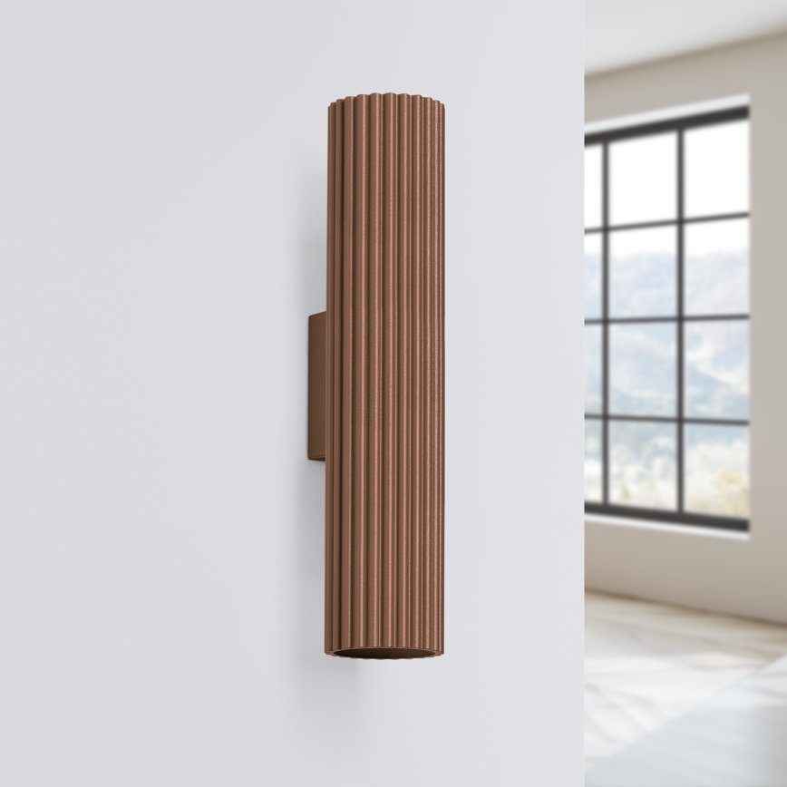 Brilagi - LED Nástěnné svítidlo CRESTO 2xGU10/10W/230V 30 cm hnědá