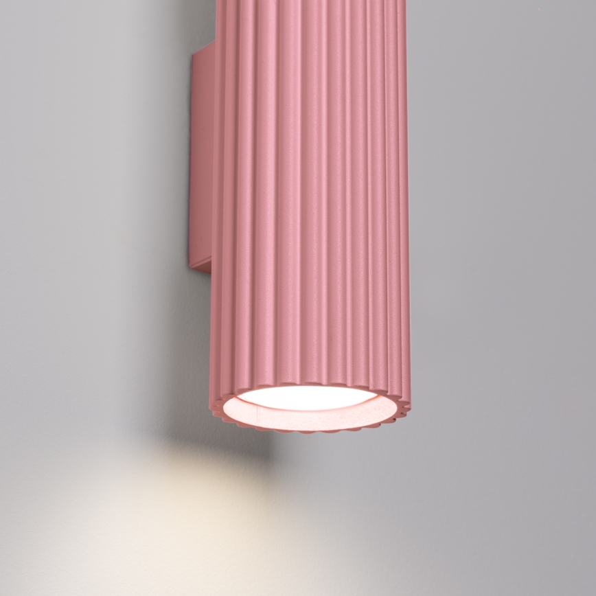 Brilagi - LED Nástěnné svítidlo CRESTO 2xGU10/10W/230V 30 cm růžová