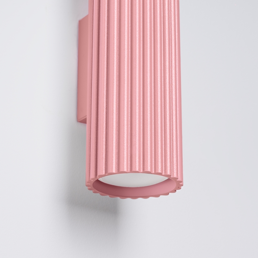 Brilagi - LED Nástěnné svítidlo CRESTO 2xGU10/10W/230V 30 cm růžová