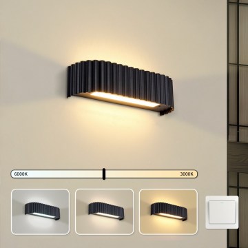 Brilagi - LED Nástěnné svítidlo FALCON MODERN LED/10W/230V 30 cm 3000/4500/6000K černá