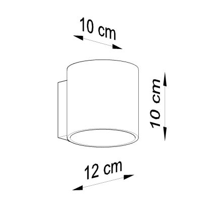 Brilagi -  LED Nástěnné bodové svítidlo FRIDA 1xG9/3,5W/230V beton