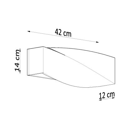 Brilagi -  LED Nástěnné svítidlo KERRY 1xE27/7,5W/230V keramika/bílá