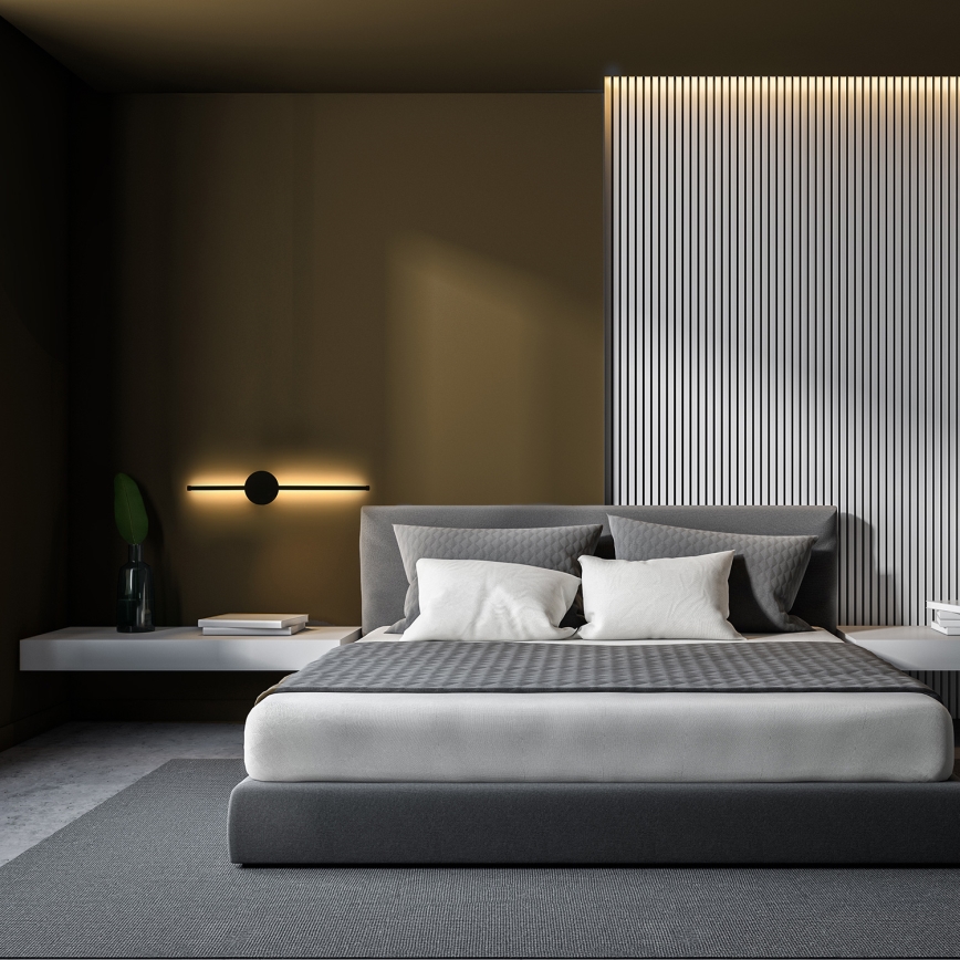 Brilagi - LED Nástěnné svítidlo LUGO DUE LED/9W/230V černá