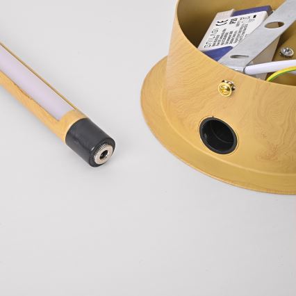 Brilagi - LED Nástěnné svítidlo LUGO DUE LED/9W/230V dekor dubu