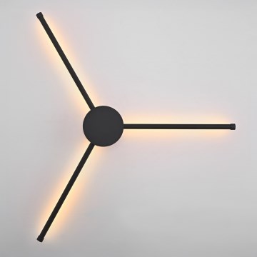 Brilagi - LED Nástěnné svítidlo LUGO TRE LED/14W/230V černá