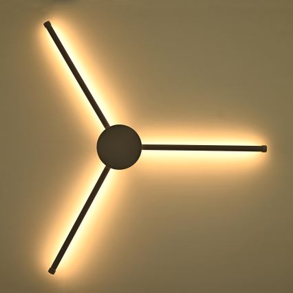 Brilagi - LED Nástěnné svítidlo LUGO TRE LED/14W/230V černá