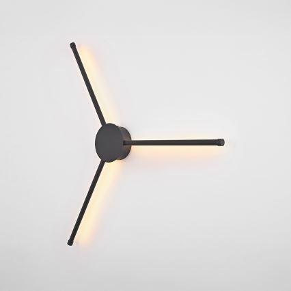 Brilagi - LED Nástěnné svítidlo LUGO TRE LED/14W/230V černá