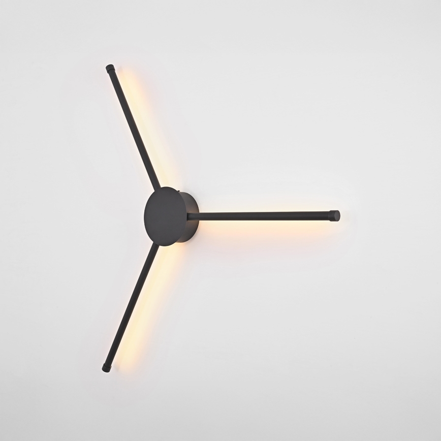 Brilagi - LED Nástěnné svítidlo LUGO TRE LED/14W/230V černá