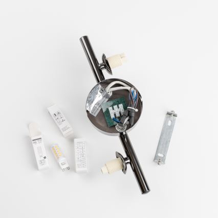 Brilagi - LED Nástěnné svítidlo MILLA 3xG9/3W/230V černý chrom/bílá