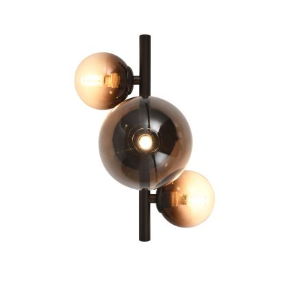 Brilagi - LED Nástěnné svítidlo MILLA 3xG9/3W/230V hnědá/kouřová hnědá