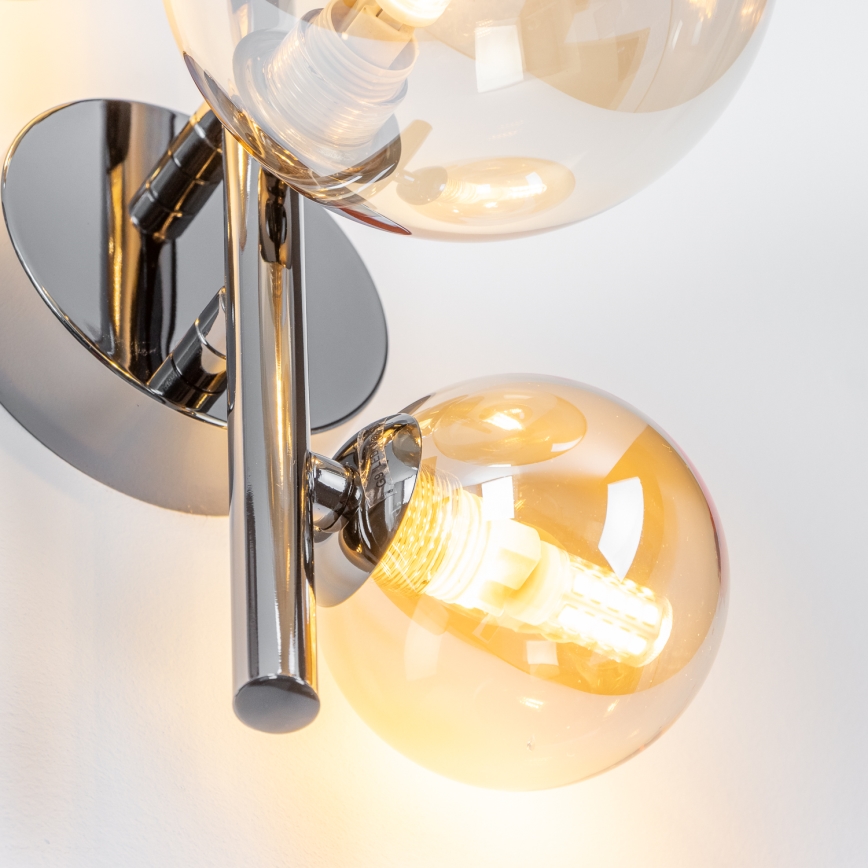 Brilagi - LED Nástěnné svítidlo MILLA 3xG9/3W/230V lesklý chrom/zlatá