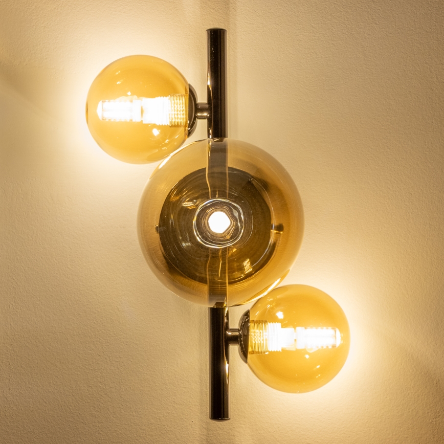 Brilagi - LED Nástěnné svítidlo MILLA 3xG9/3W/230V lesklý chrom/zlatá