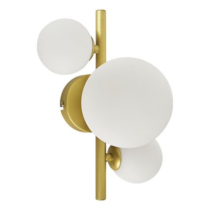 Brilagi - LED Nástěnné svítidlo MILLA 3xG9/3W/230V zlatá/bílá