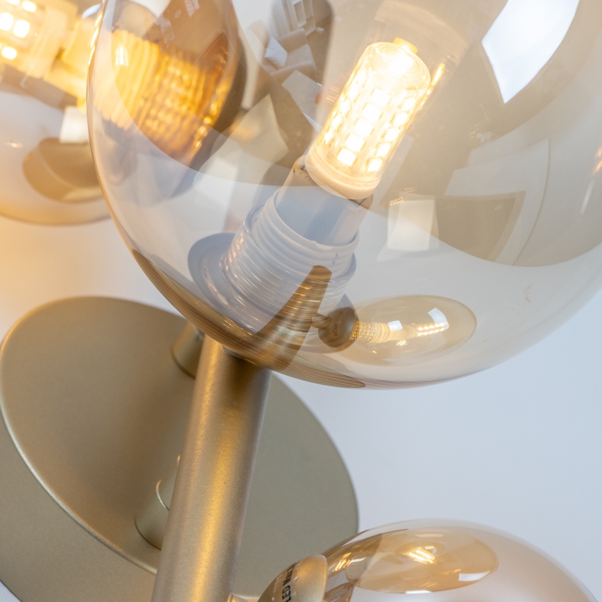 Brilagi - LED Nástěnné svítidlo MILLA 3xG9/3W/230V zlatá